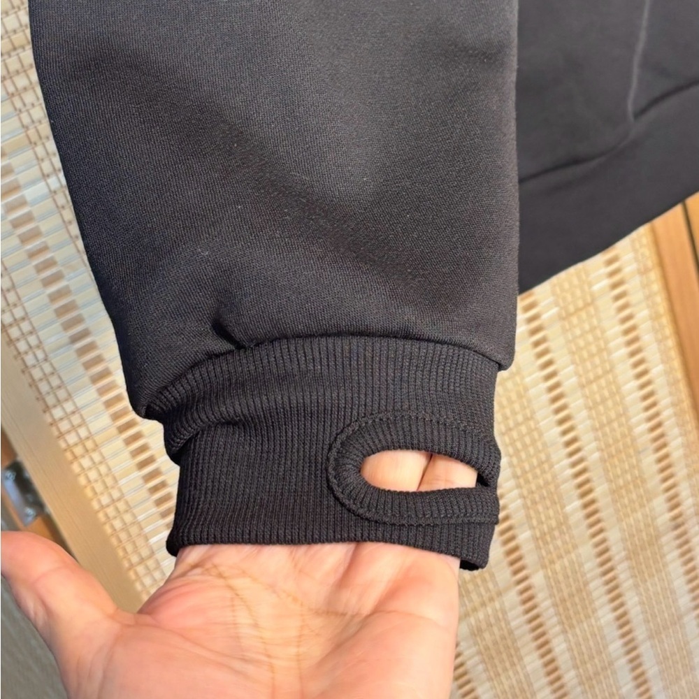 Wednesday Split Window oversized black Hoodie swe… - image 10